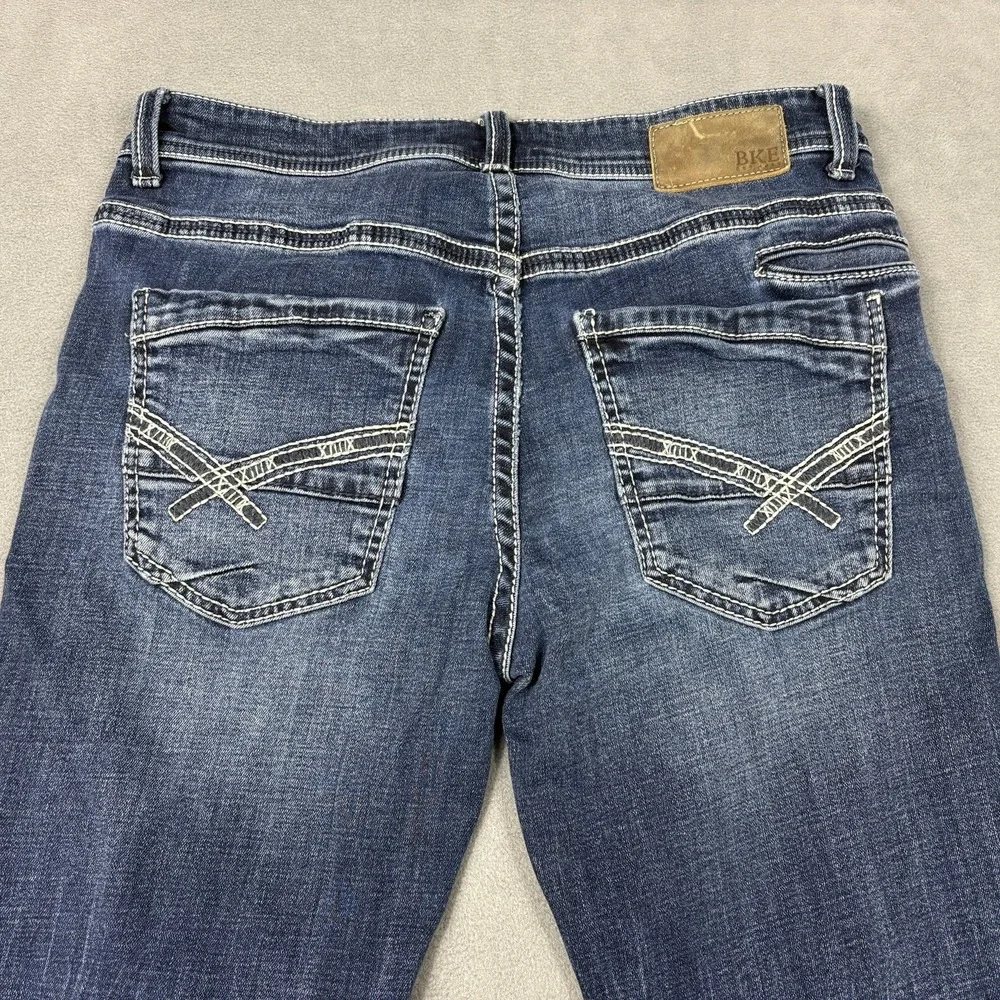 BKE Aiden Men's Jeans Size 32 Medium Wash Bootcut Stretch Denim